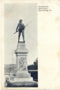 Photograph of Lynchburg Confederate monument.